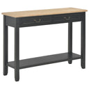 vidaXL Console Table 110x35x80 cm Wood White