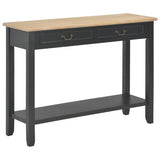 vidaXL Wandtafel 110x35x80 cm hout wit