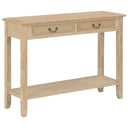 vidaXL Console Table 110x35x80 cm Wood White