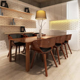 vidaXL Dining Chair Bentwood and Faux Leather