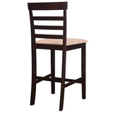 vidaXL Bar Table and 4 Bar Stools Set Wood White