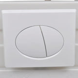 vidaXL Hangend toilet met verborgen stortbak keramiek wit