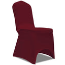 vidaXL Stoelhoezen stretch wit 100 st