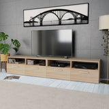 vidaXL TV Cabinets 2 pcs 95x35x36 cm Engineered Wood White