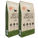 vidaXL Premium Dog Food Dry Adult Essence Beef 15 kg