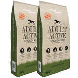 vidaXL Premium Dog Food Dry Adult Essence Beef 15 kg