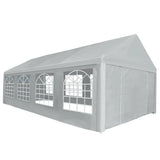 vidaXL Partytent 4x8 m PE grijs