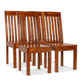 vidaXL Eetkamerstoelen 2 st modern hout met honingafwerking