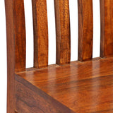 vidaXL Eetkamerstoelen 2 st modern hout met honingafwerking