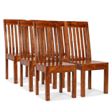 vidaXL Eetkamerstoelen 2 st modern hout met honingafwerking