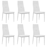 vidaXL Chaises de salle à manger 2 pcs similicuir gris