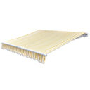 vidaXL Luifel handmatig uittrekbaar 300 cm bleu/blanc