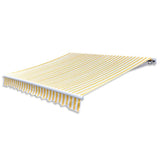 vidaXL Luifel Baignoire motorisée 400 cm bleu/blanc