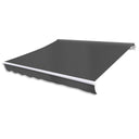 vidaXL Luifel handmatig uittrekbaar 300 cm bleu/blanc