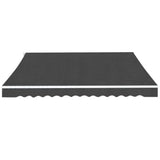 vidaXL Luifel handmatig uittrekbaar 400 cm blauw/wit