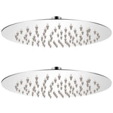 vidaXL Round Rain Shower Head 20 cm Stainless Steel