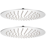 vidaXL Round Rain Shower Head 20 cm Stainless Steel