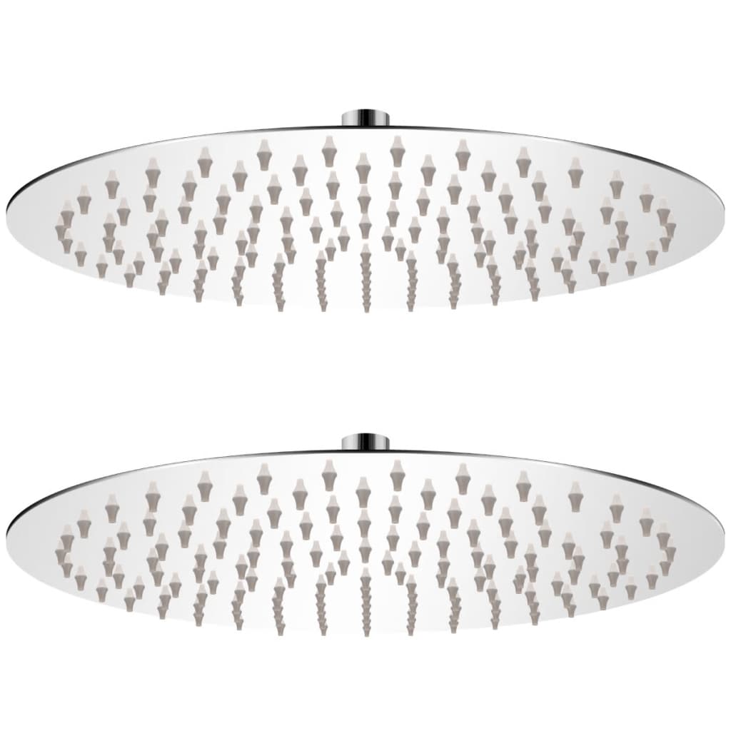 vidaXL Round Rain Shower Head 20 cm Stainless Steel