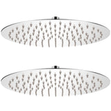 vidaXL Round Rain Shower Head 20 cm Stainless Steel