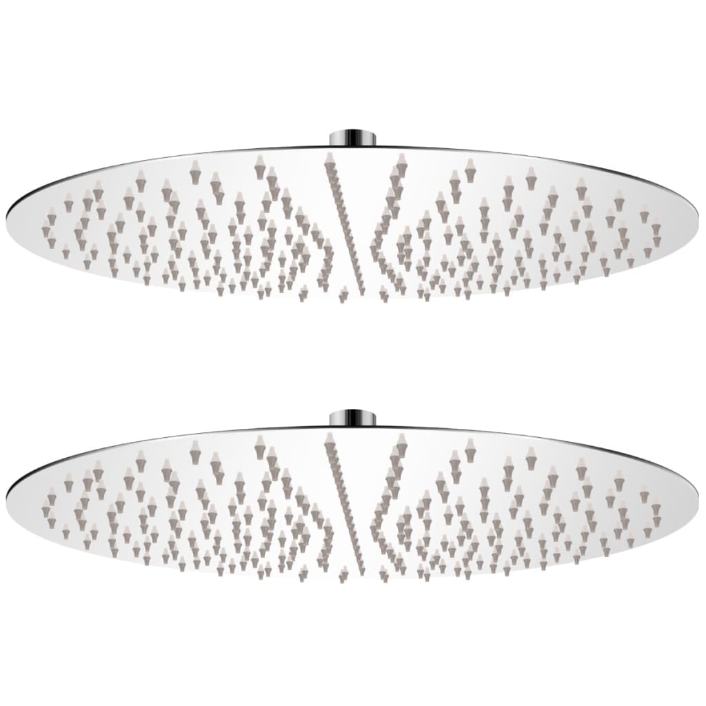 vidaXL Round Rain Shower Head 20 cm Stainless Steel