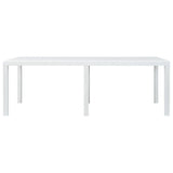 vidaXL 3-delige Bistroset rattan-look kunststof wit