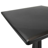vidaXL 3-delige Bistroset kunststof rattan antracietkleurig