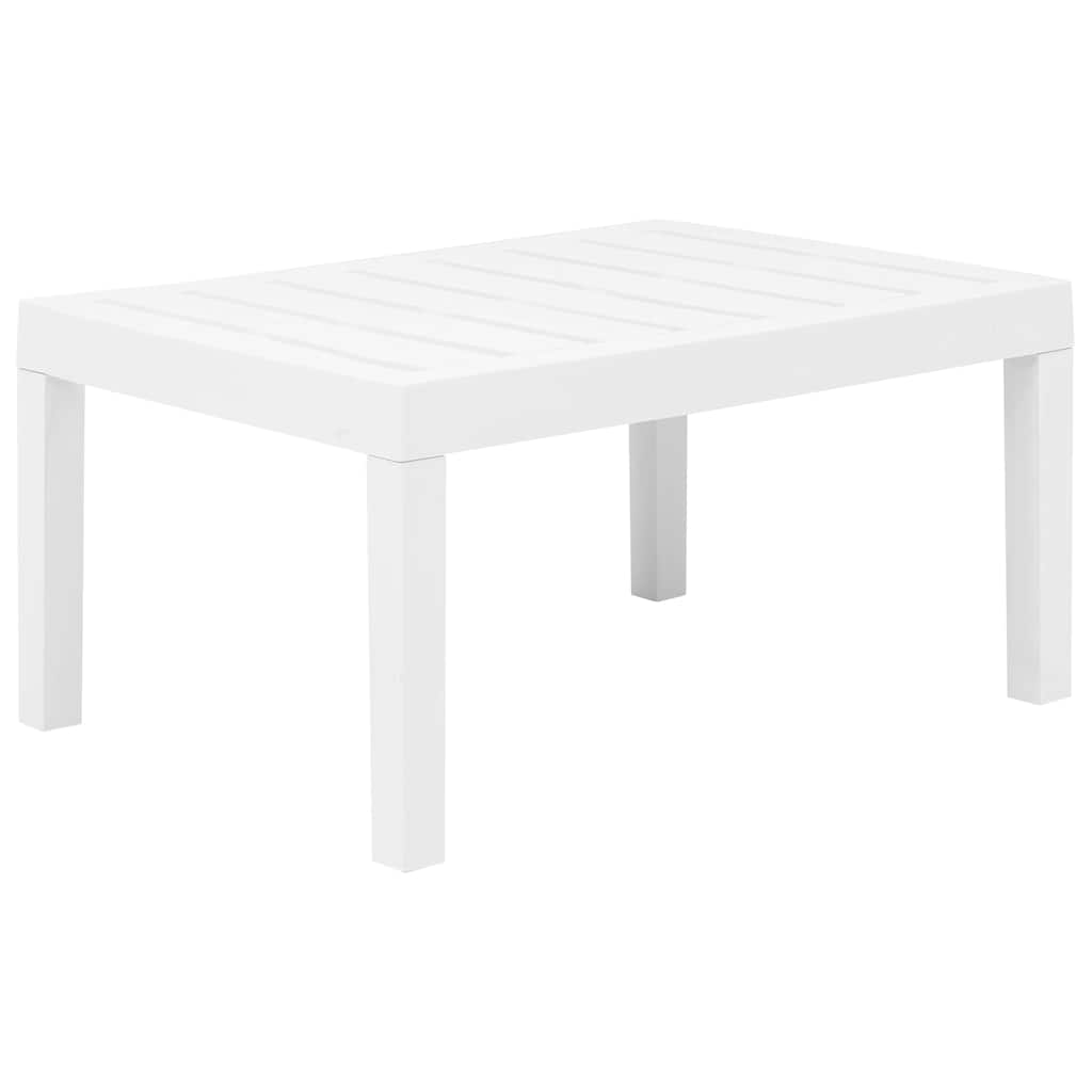vidaXL 4-delige Loungeset kunststof antraciet