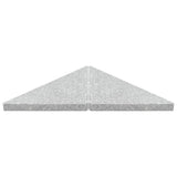 vidaXL Parasolvoetplaten 4 st vierkant 100 kg grijs graniet