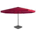 vidaXL Parasol met draagbare voet antracietkleurig