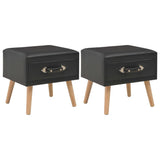 vidaXL Bedside Cabinet 40x35x40 cm Faux Leather White