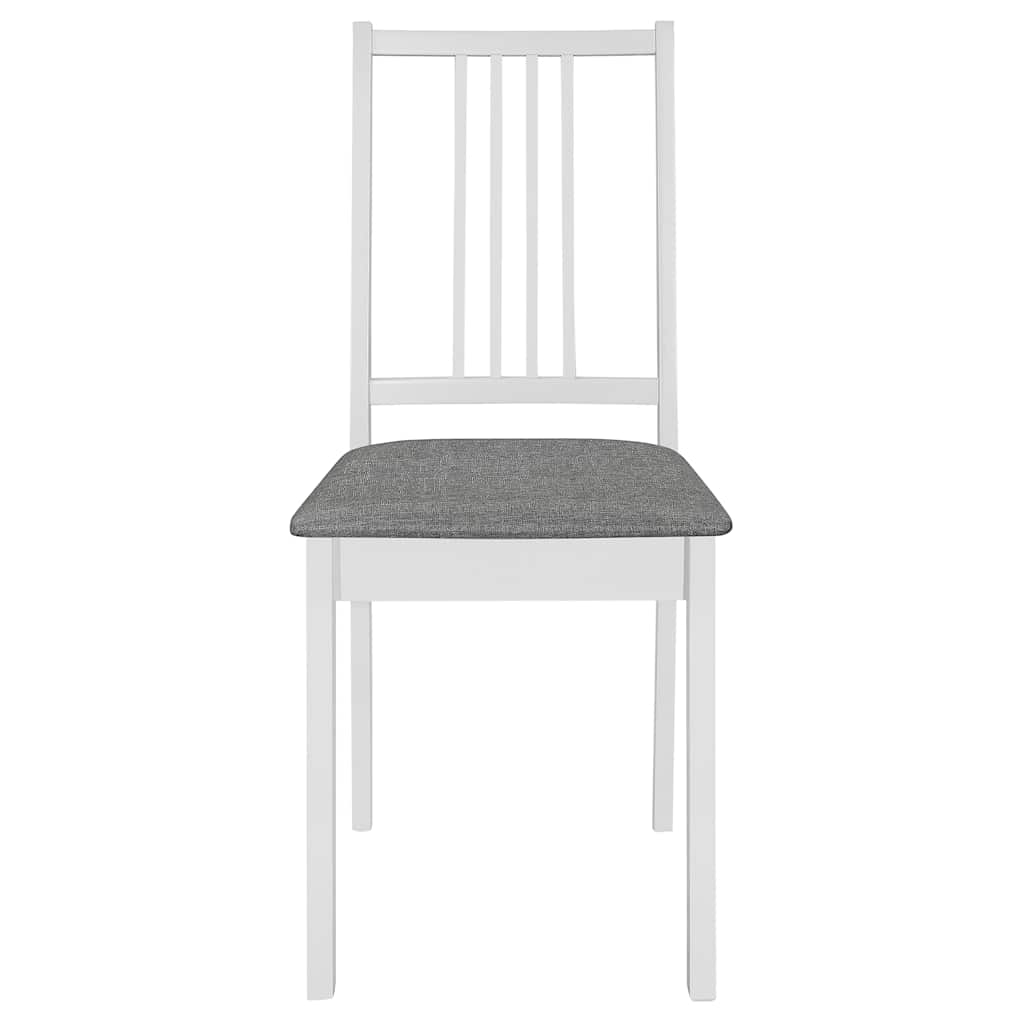 vidaXL 3-Piece Dining Set MDF White