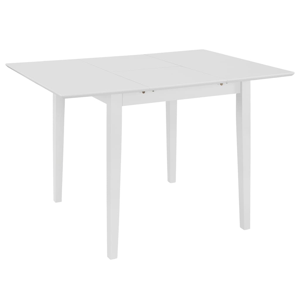 vidaXL 3-Piece Dining Set MDF White