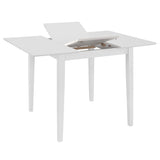 vidaXL 3-Piece Dining Set MDF White