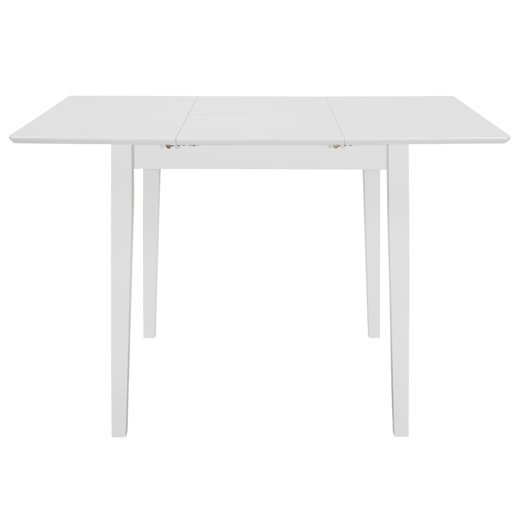 vidaXL 3-Piece Dining Set MDF White