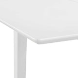 vidaXL 3-Piece Dining Set MDF White