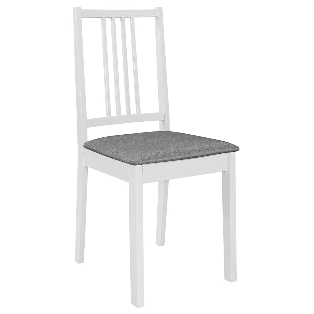 vidaXL 3-Piece Dining Set MDF White