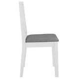 vidaXL 3-Piece Dining Set MDF White