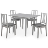 vidaXL 3-Piece Dining Set MDF White