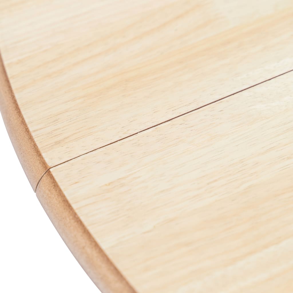 vidaXL 5-piece Dining Set Solid Rubberwood White