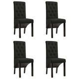 vidaXL Dining Chairs 2 pcs fabric light grey