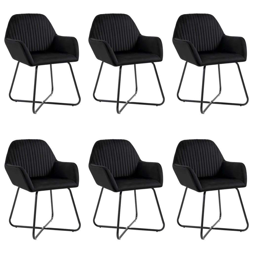 vidaXL Eetkamerstoelen 2 st fluweel bleu