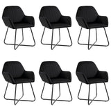 vidaXL Eetkamerstoelen 2 st fluweel bleu