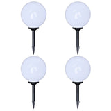 vidaXL Garden Path Lights 8 pcs with Ground Spike LED 15 cm