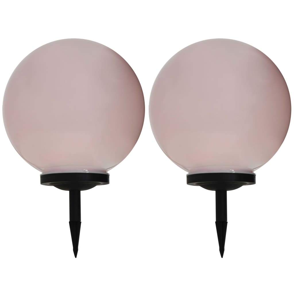 vidaXL Solarlampen 6 st LED rond 20 cm RGB
