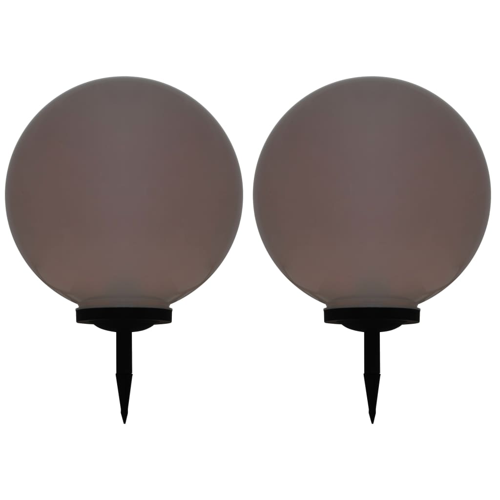 vidaXL Solarlampen 6 st LED rond 20 cm RGB