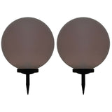 vidaXL Solarlampen 6 st LED rond 20 cm RGB