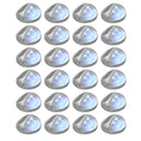 vidaXL Solarwandlampen LED 24 st rond zwart