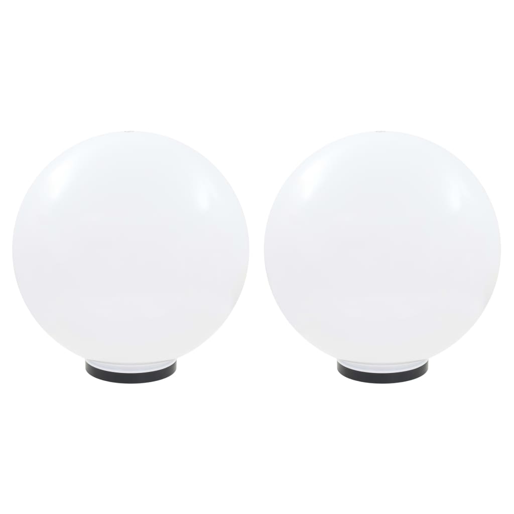 vidaXL Lampes LED sphériques 2 pcs rondes 50 cm PMMA