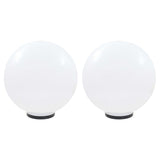 vidaXL Lampes LED sphériques 2 pcs rondes 50 cm PMMA