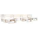 vidaXL 6-piece Pallet Wood Lounge Set Grey